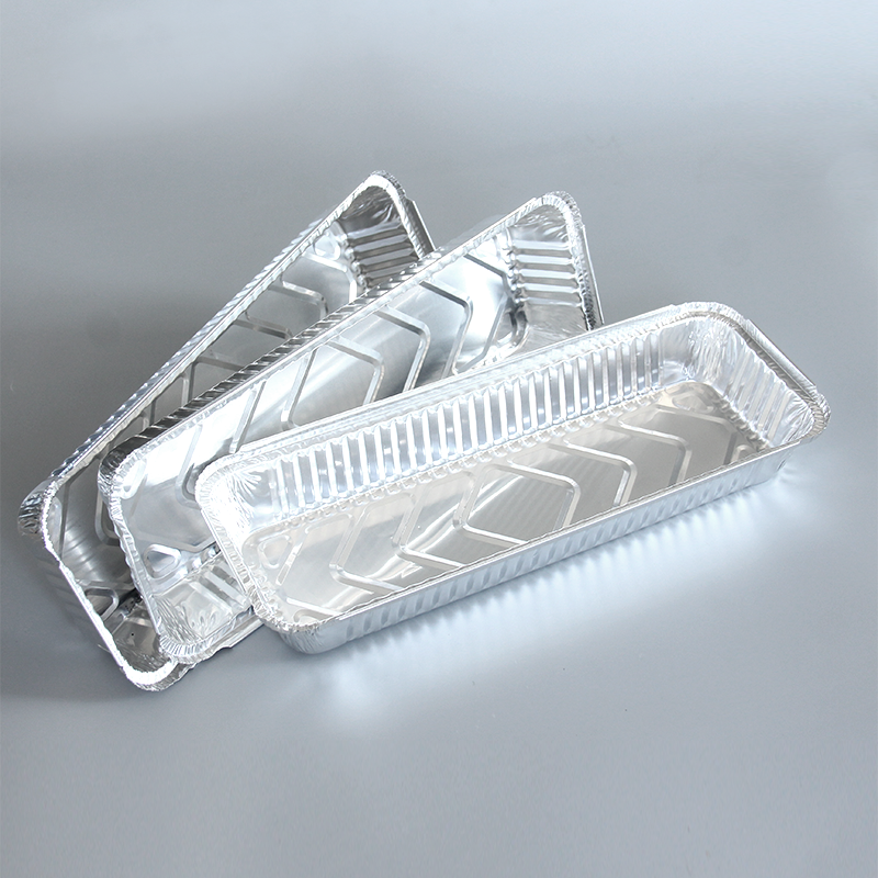 1400 ml pitkänomista alumiinifolioastiaa IK350